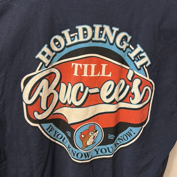 Buc-ees Adult T-shirts Size L/XL Lot of 2 - Picture 11 of 11